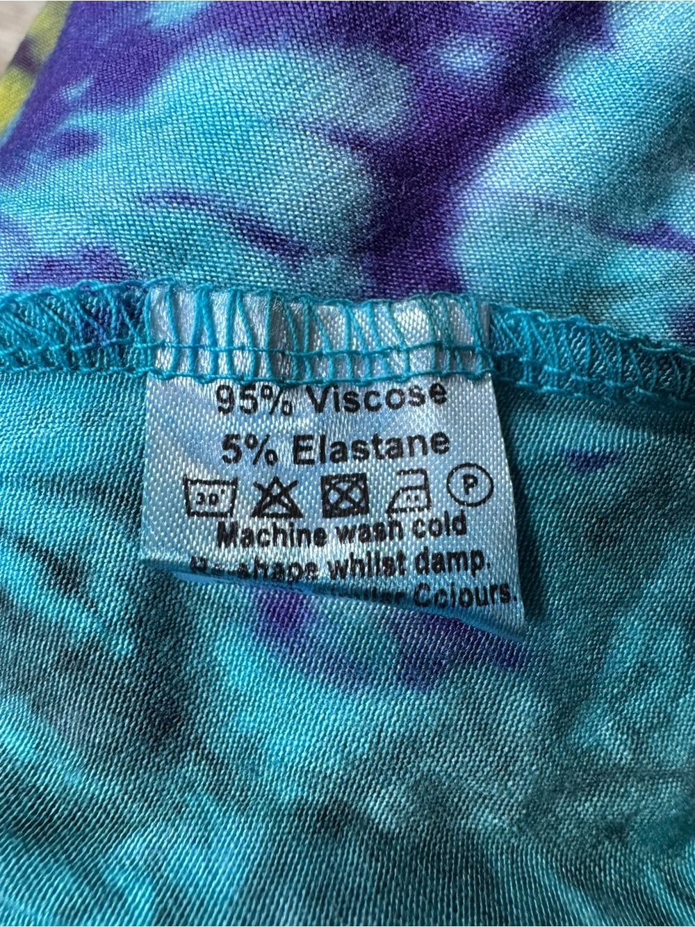 Sleeveless tie-dyed tank dress - Picture 7 of 10